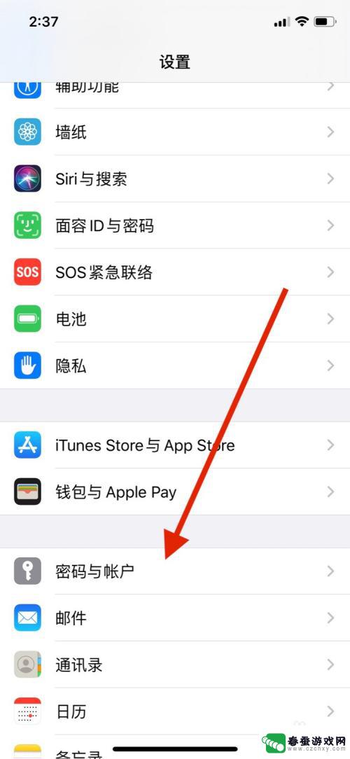 储存怎么设置苹果手机密码 如何在苹果手机上管理保存的密码和账号
