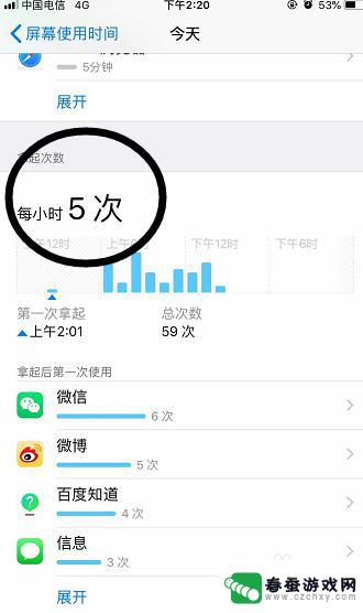 苹果手机如何查看全屏时间 苹果手机应用使用时间分配技巧