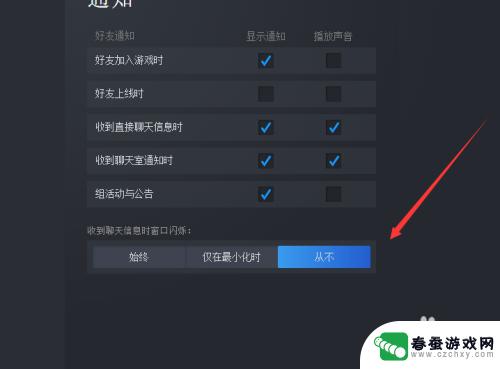 steam的通知 Steam消息通知关闭方法